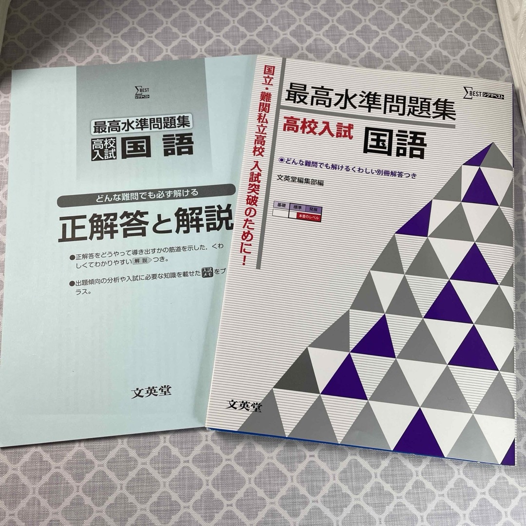 最高水準問題集高校入試　国語 エンタメ/ホビーの本(語学/参考書)の商品写真