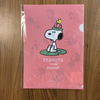 SNOOPY - 【限定品】モネ展　スヌーピー　睡蓮　A4クリアファイル