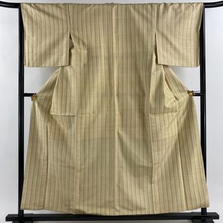 小紋 身丈157.5cm 裄丈66cm 正絹 秀品 【中古】(着物)