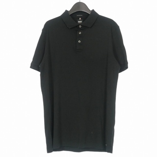 ヒューゴボス(HUGO BOSS)のヒューゴボス HUGO BOSS Perry ポロシャツ 半袖 L ブラック 黒(ポロシャツ)