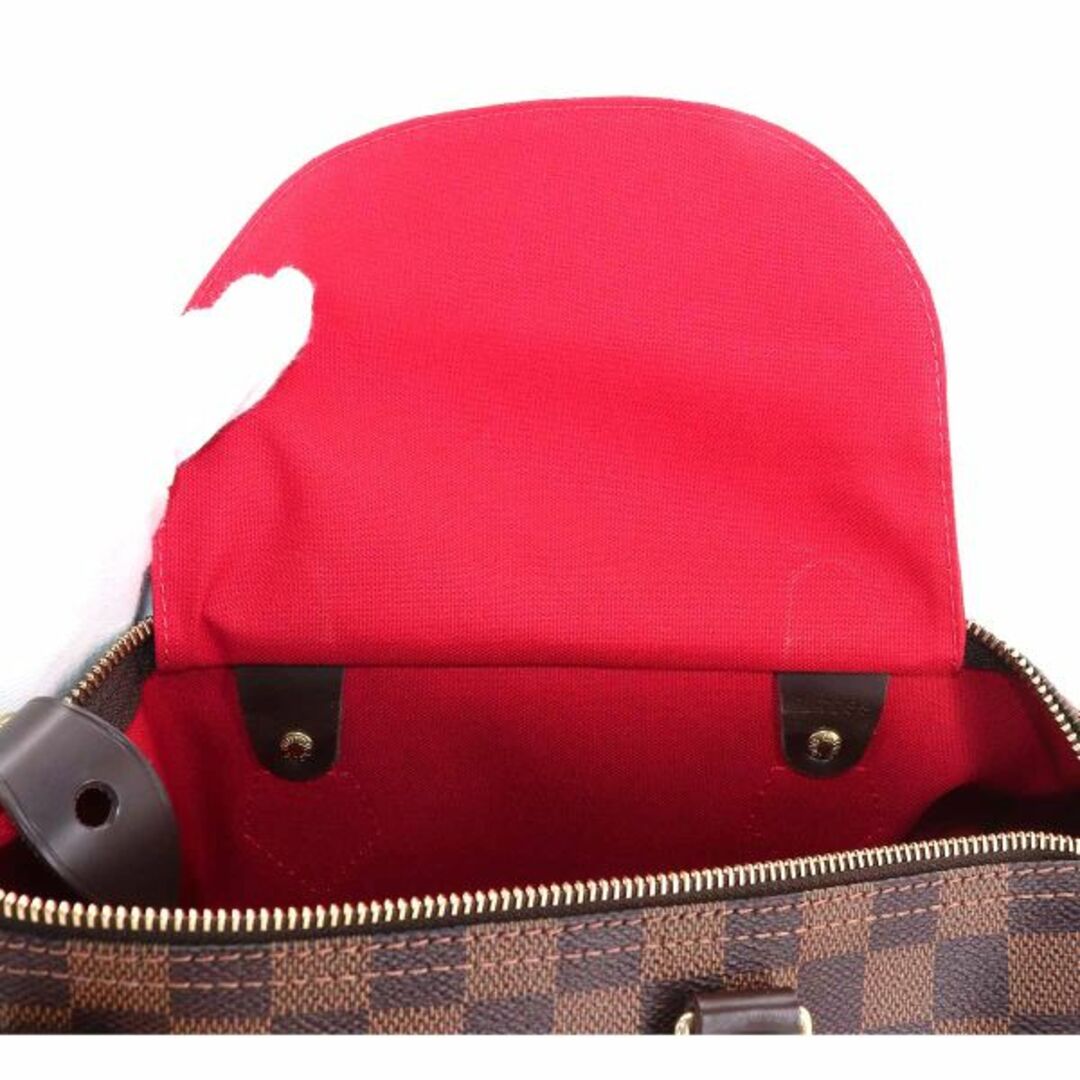 LOUIS VUITTON(ルイヴィトン)のルイ ヴィトン LOUIS VUITTON ダミエ スピーディ 30 ハンド バッグ エベヌ N41531 ブラウン ゴールド 金具 VLP 90209211 レディースのバッグ(ハンドバッグ)の商品写真