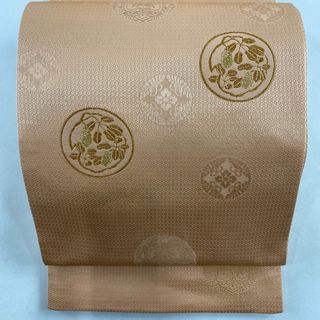 袋帯 美品 秀品 お太鼓柄 正絹 【中古】(帯)