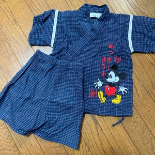 ディズニー(Disney)のDisney みっきーまうす　甚平　80(甚平/浴衣)