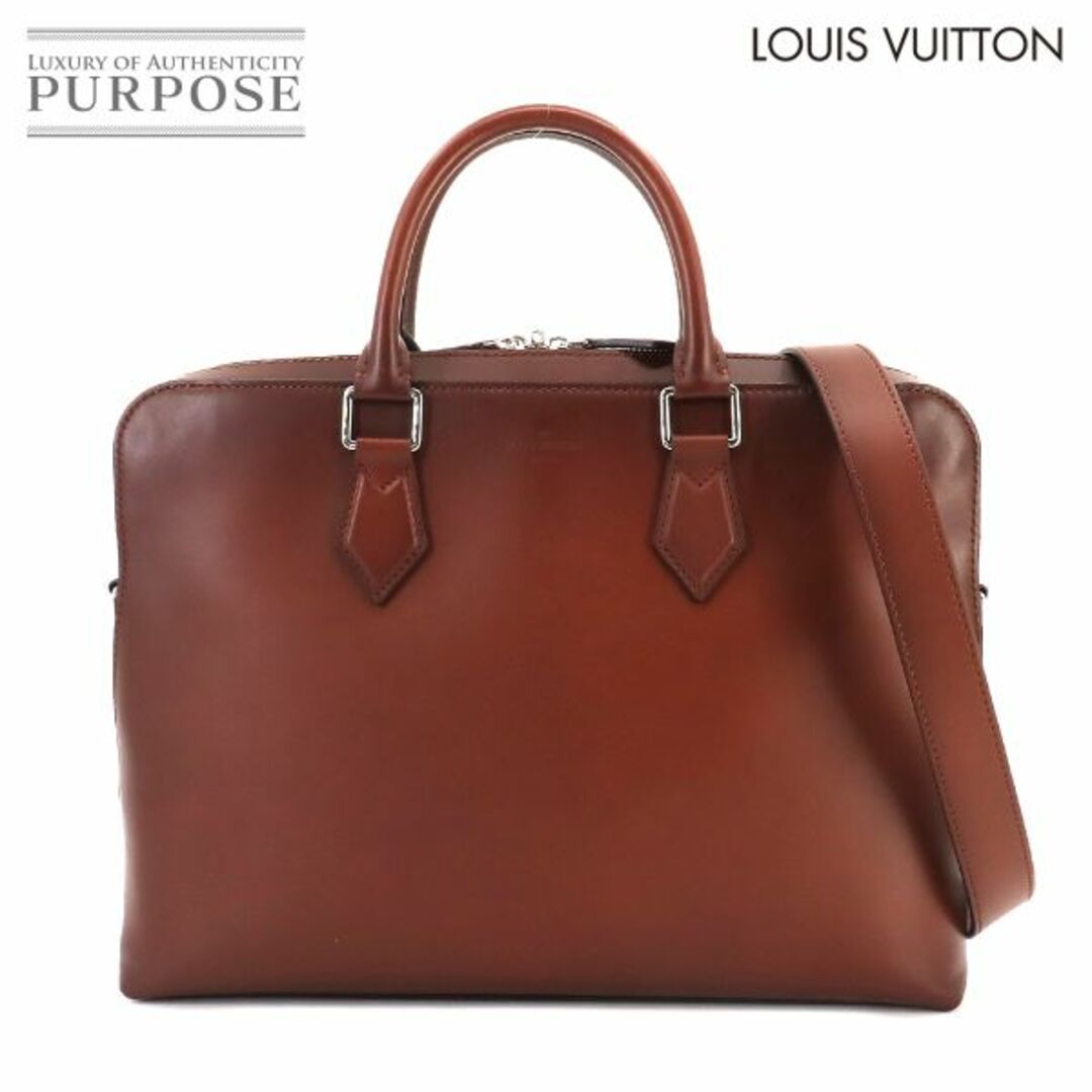 LOUIS VUITTON(ルイヴィトン)の新品同様 ルイ ヴィトン LOUIS VUITTON キュイール オンブレ アルマンド ブリーフケース PM 2way ビジネス ショルダー バッグ VLP 90215399 メンズのバッグ(ビジネスバッグ)の商品写真