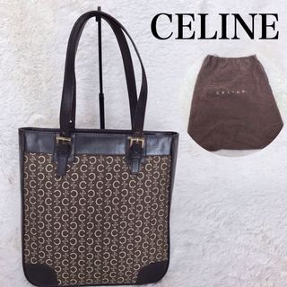 セリーヌ(celine)のCELINE セリーヌ リリー Cマカダム レザー トートバッグ キャンバス(トートバッグ)