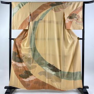 訪問着 身丈160cm 裄丈63cm 正絹 秀品 【中古】(着物)