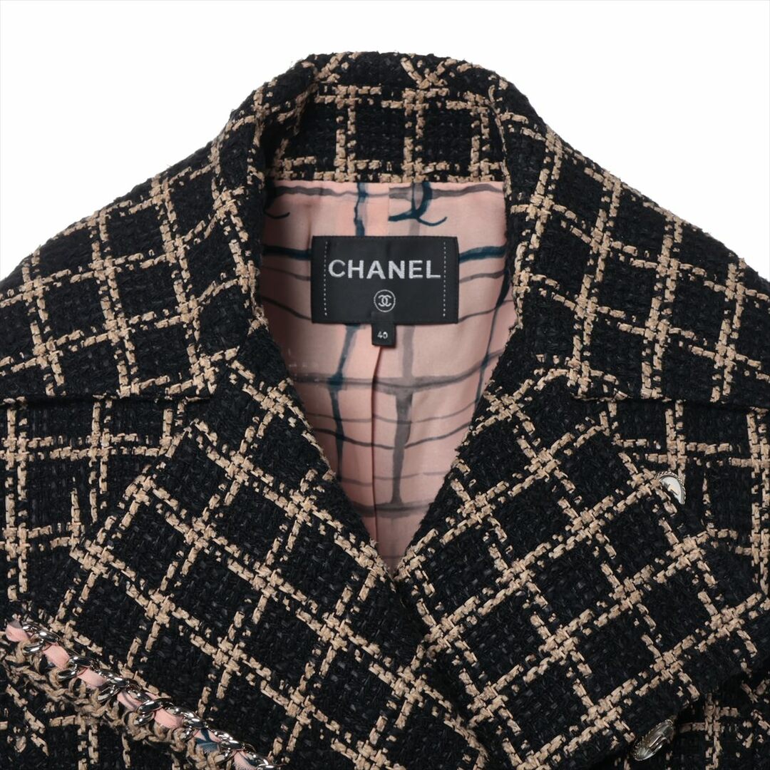 CHANEL(シャネル)のシャネル  コットン×シルク 40 ブラック レディース その他アウター レディースのジャケット/アウター(その他)の商品写真