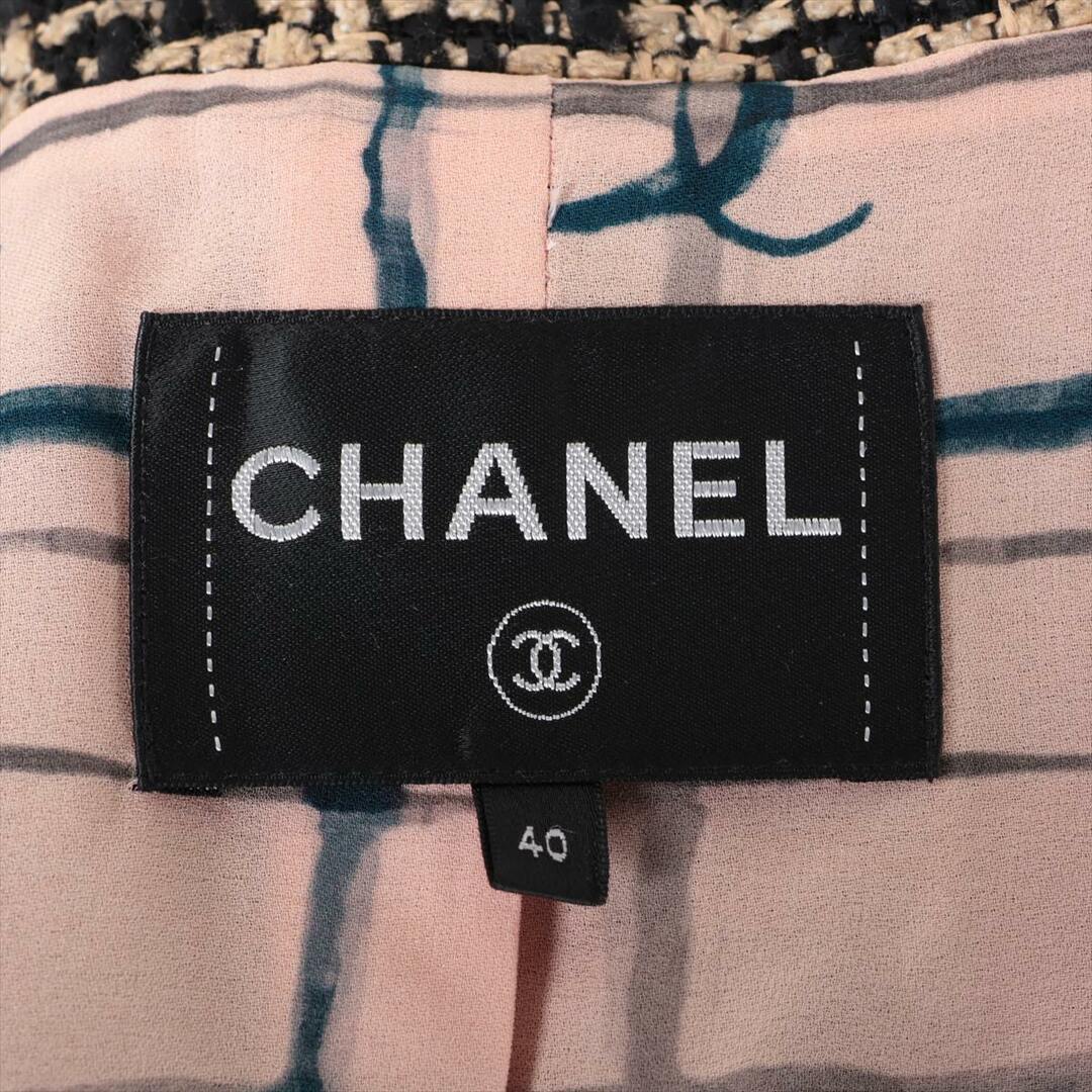 CHANEL(シャネル)のシャネル  コットン×シルク 40 ブラック レディース その他アウター レディースのジャケット/アウター(その他)の商品写真