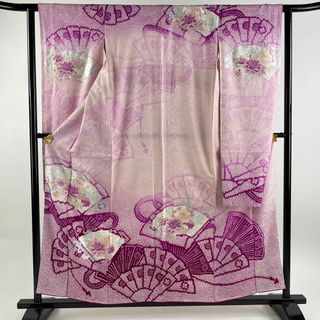 振袖 身丈157.5cm 裄丈62.5cm 正絹 秀品 【中古】(着物)