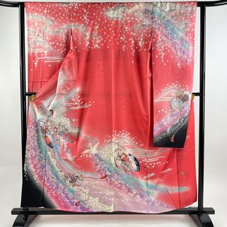 振袖 身丈158cm 裄丈62cm 正絹 秀品 【中古】(着物)