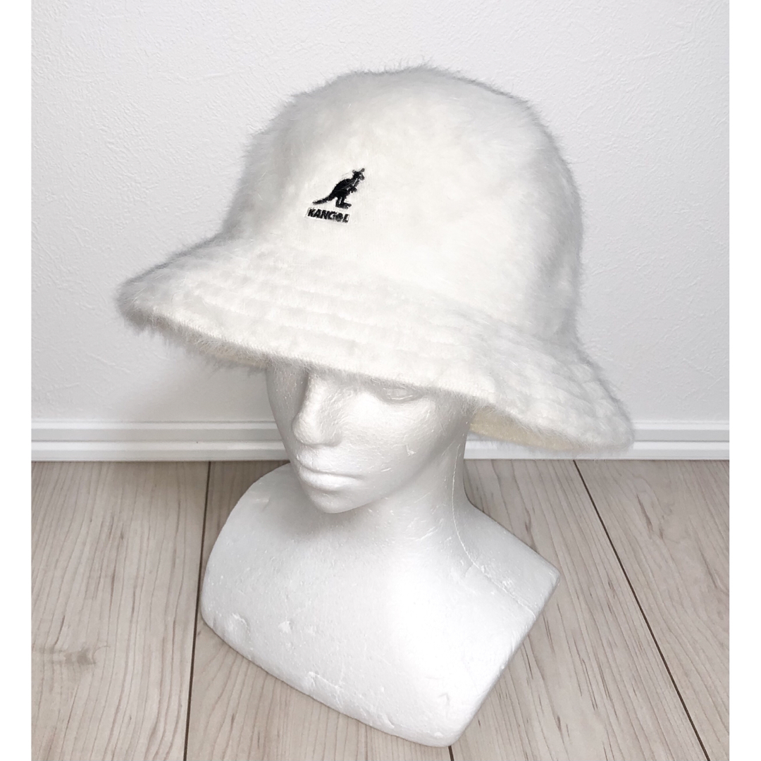 KANGOL(カンゴール)のL 美品 KANGOL Furgora Casual ファー ハット ホワイト メンズの帽子(ハット)の商品写真