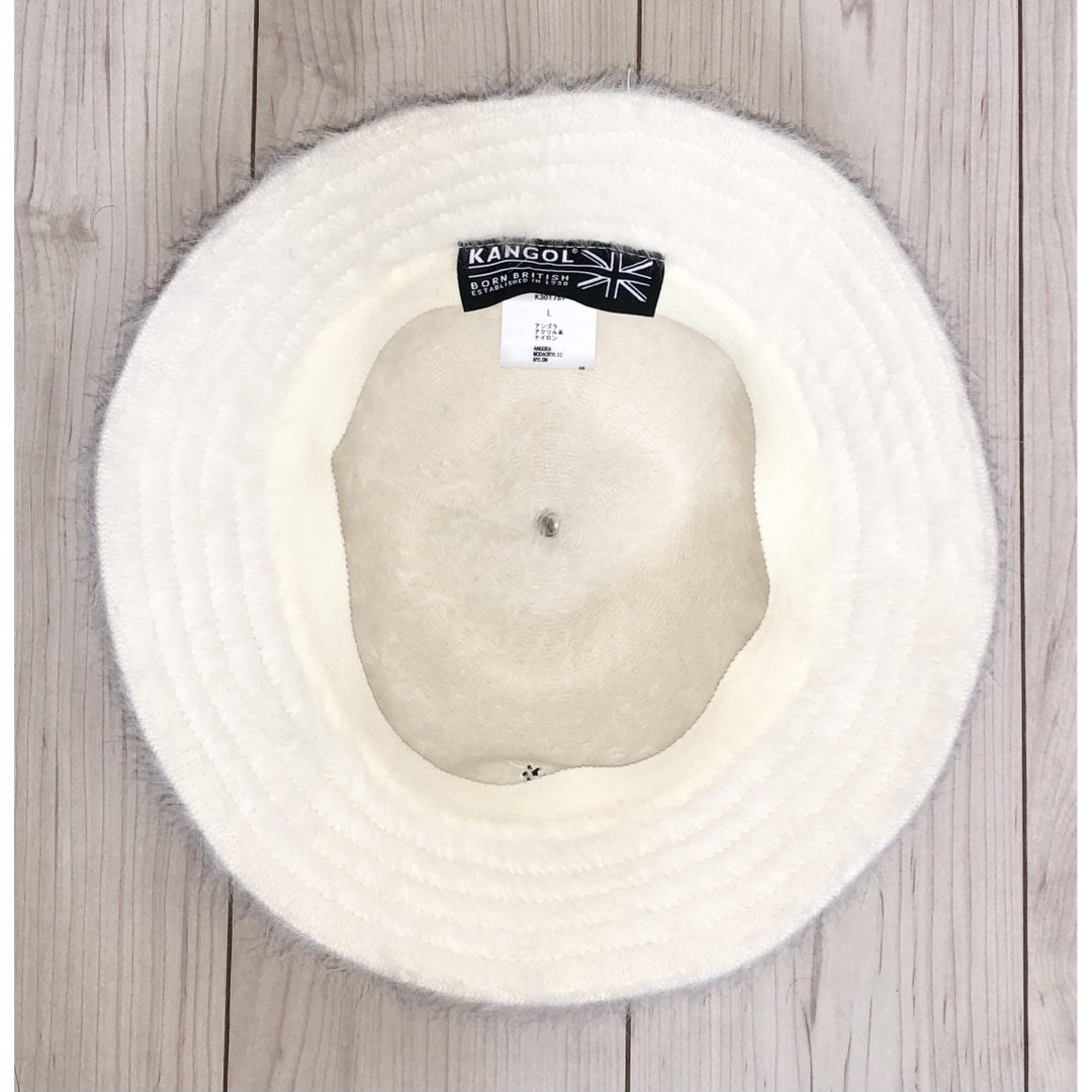 KANGOL(カンゴール)のL 美品 KANGOL Furgora Casual ファー ハット ホワイト メンズの帽子(ハット)の商品写真