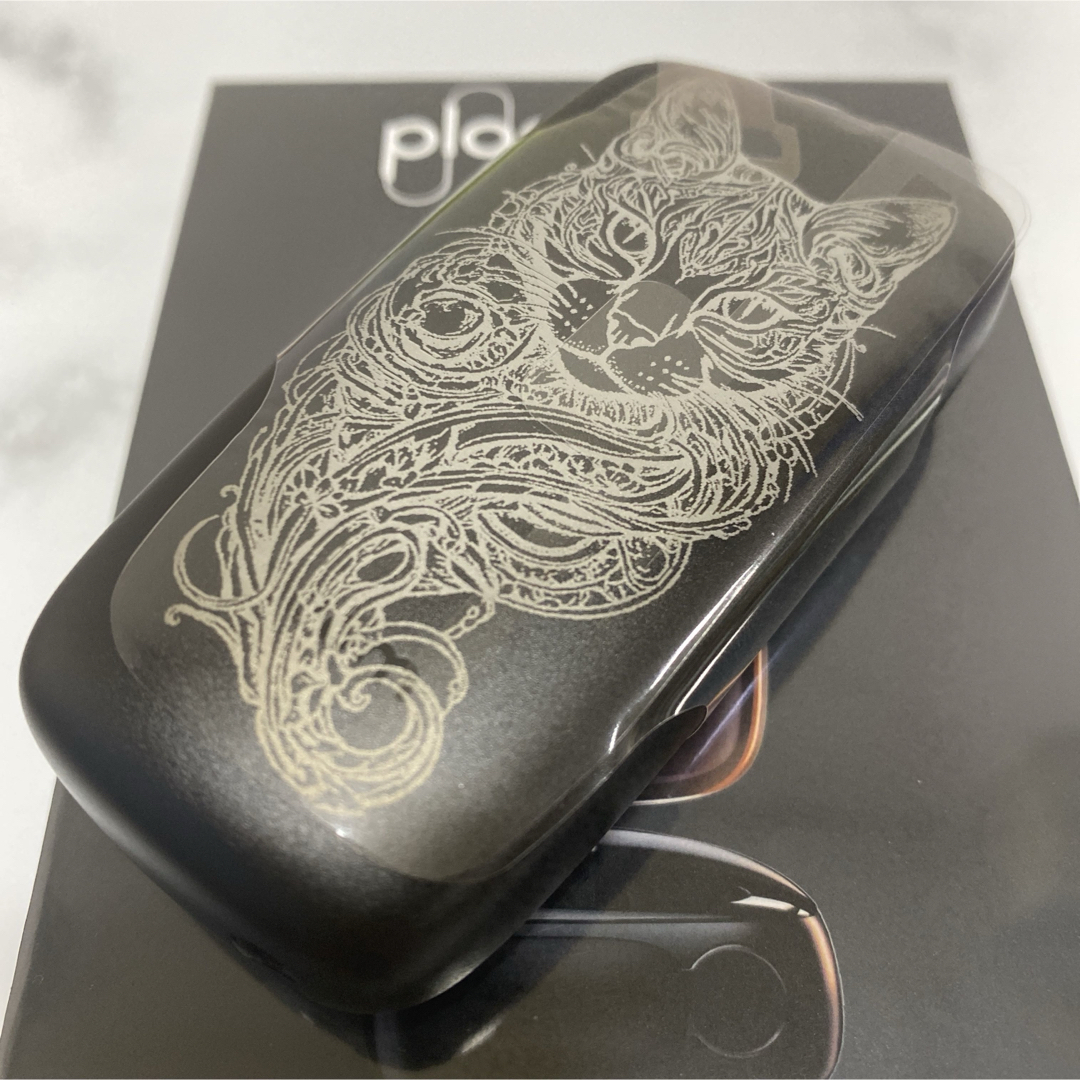 PloomTECH(プルームテック)のトライバル キャット プルームエックス Ploom X アドバンスド 本体 黒 メンズのファッション小物(タバコグッズ)の商品写真