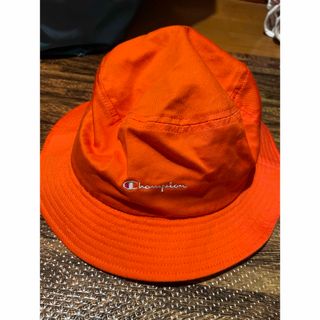 Champion - baiyaオレンジバケットハットレディースメンズ大人チャンピオン帽子新品タグ付き