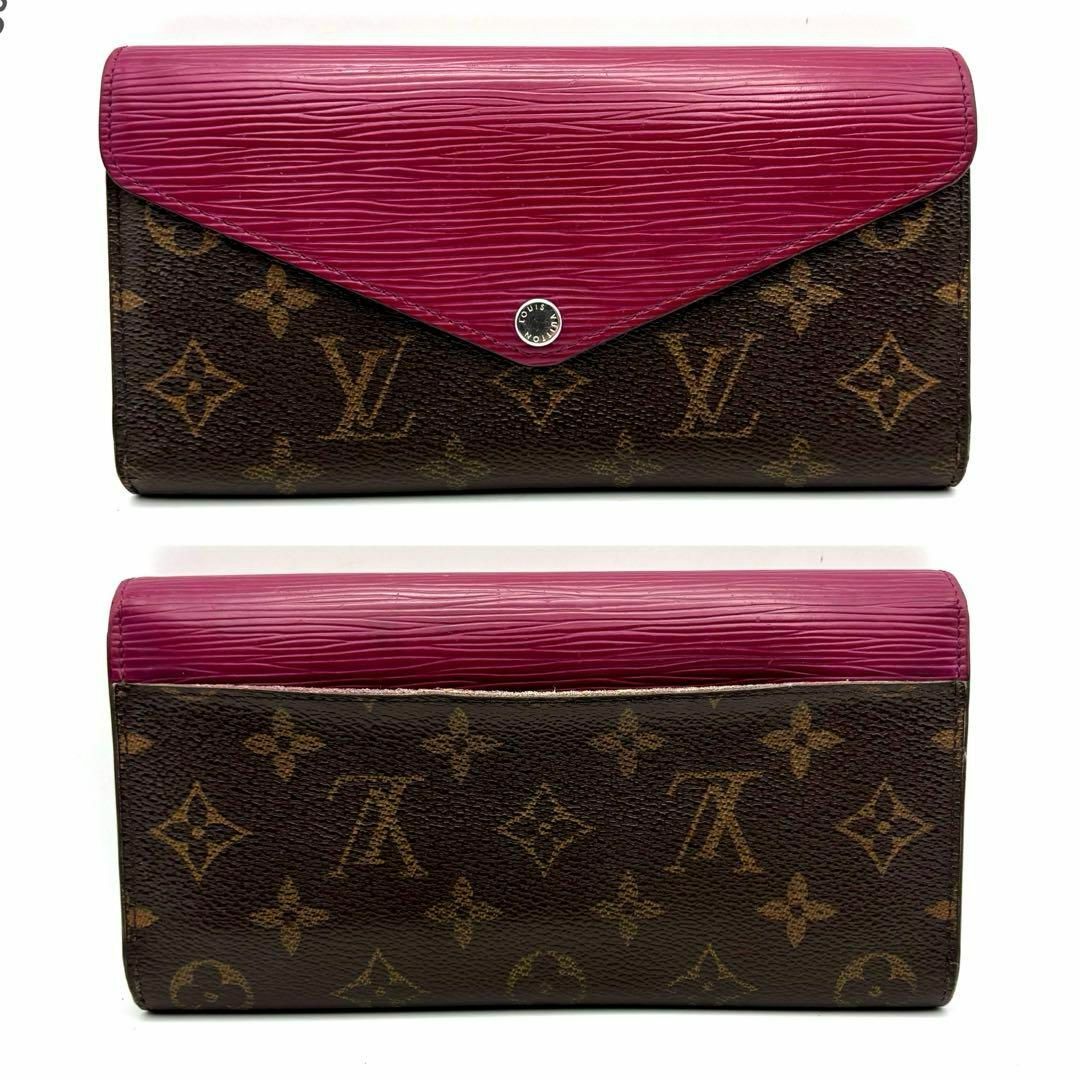 LOUIS VUITTON(ルイヴィトン)のルイヴィトン モノグラム エピ ポルトフォイユ マリールーロン 三つ折り 長財布 レディースのファッション小物(財布)の商品写真