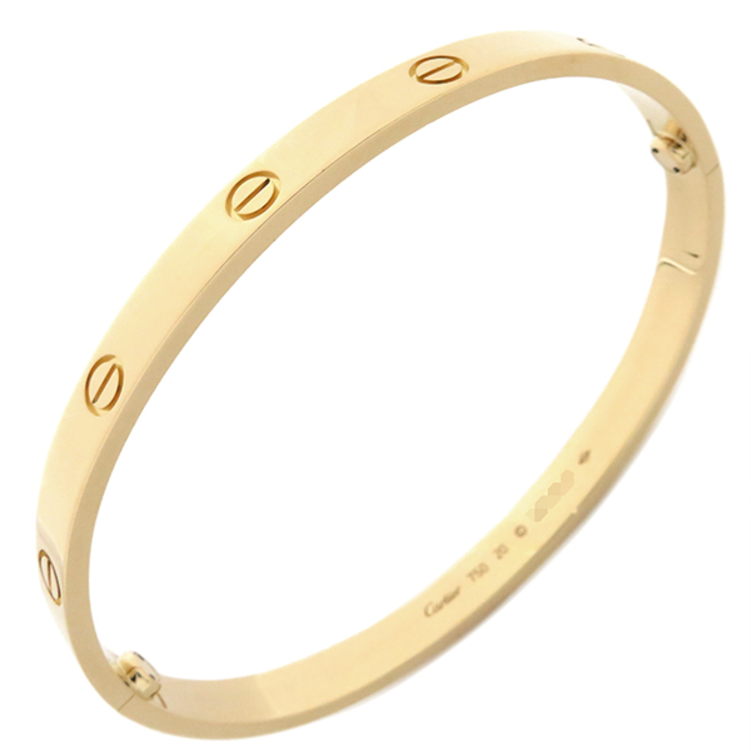 Cartier(カルティエ)のカルティエ Cartier ブレスレット LOVE ラブブレス K18YG イエローゴールド #20 750 18K 18金 バングル  B6067520【中古】 レディースのアクセサリー(ブレスレット/バングル)の商品写真