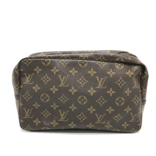 ルイヴィトン(LOUIS VUITTON)のルイヴィトン LOUIS VUITTON トゥルース トワレット28 M47522 メイクポーチ 化粧ポーチ モノグラムキャンバス ブラウン(ポーチ)