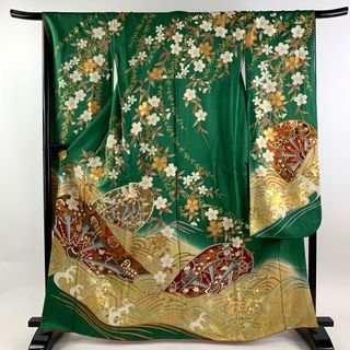 振袖 身丈164cm 裄丈67cm 正絹 美品 秀品 【中古】(着物)