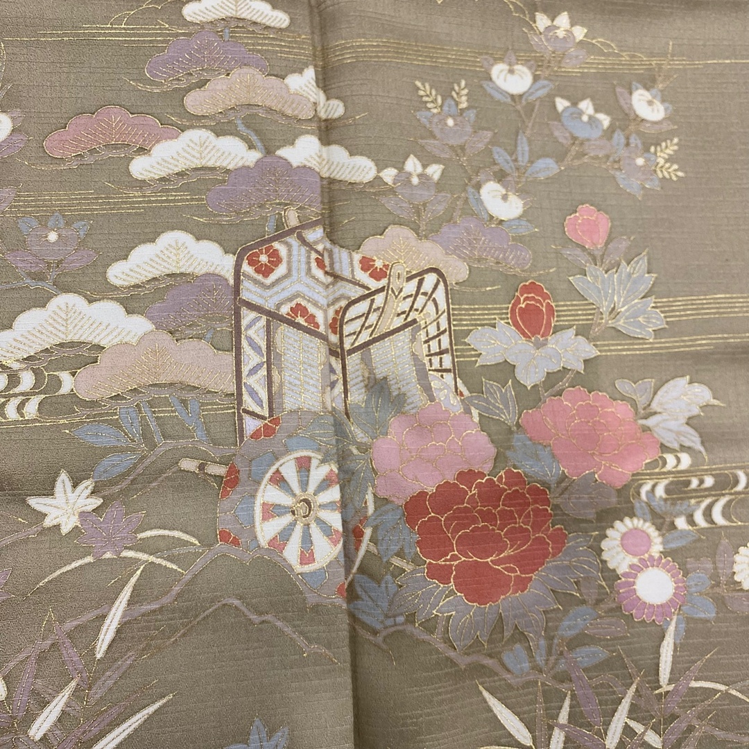 訪問着 身丈158cm 裄丈64.5cm 正絹 美品 秀品 【中古】 レディースの水着/浴衣(着物)の商品写真