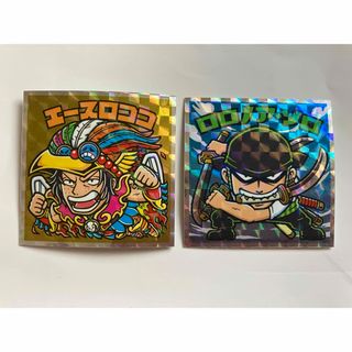 ONE PIECE - ワンピースコレクターシール超新星編【ロロノアゾロ・エースロココ】ロッテシール