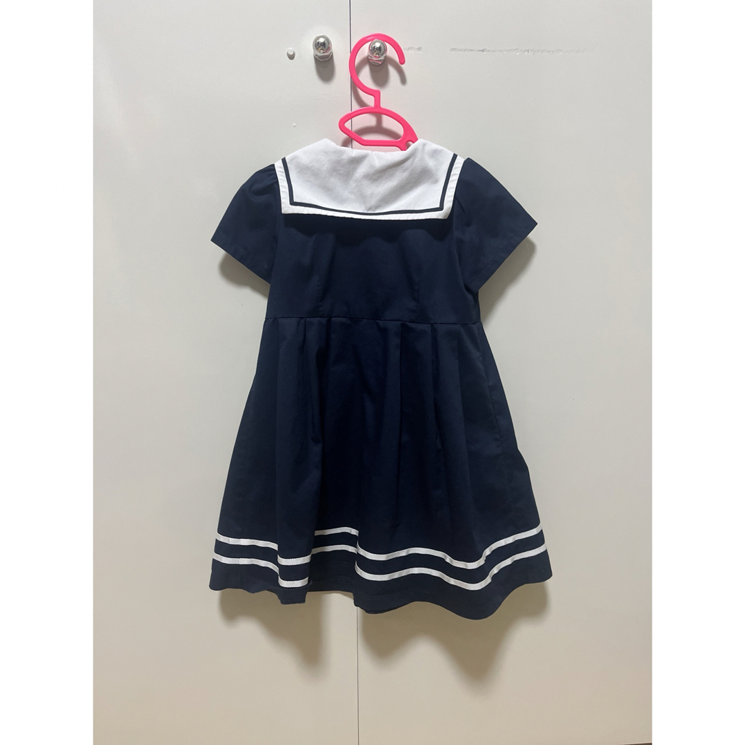 CHOPIN(ショパン)のショパン　お受験用　紺色　ワンピース　2着　100 キッズ/ベビー/マタニティのキッズ服女の子用(90cm~)(ワンピース)の商品写真