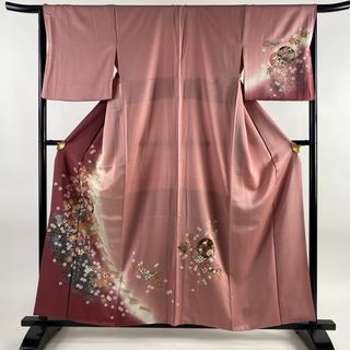 訪問着 身丈158cm 裄丈65cm 正絹 美品 秀品 【中古】(着物)