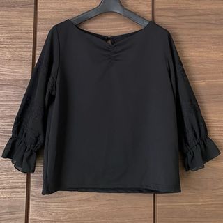 マジェスティックレゴン(MAJESTIC LEGON)のマジェスティックレゴン　袖フリルレースブラウス(シャツ/ブラウス(長袖/七分))