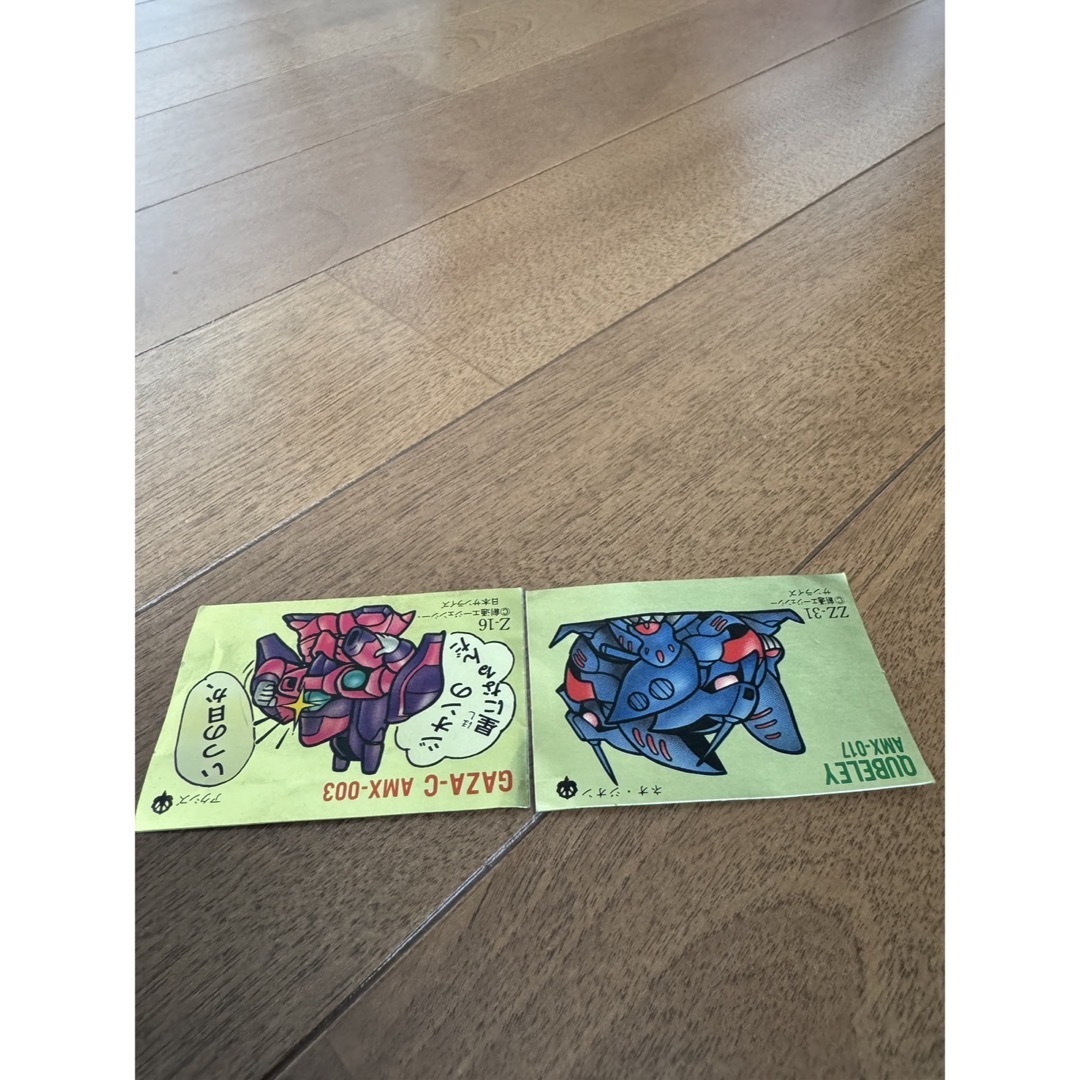 SDガンダムのワールドガチャポン戦士シール　量産型キュベレイ　ガザC エンタメ/ホビーのアニメグッズ(カード)の商品写真