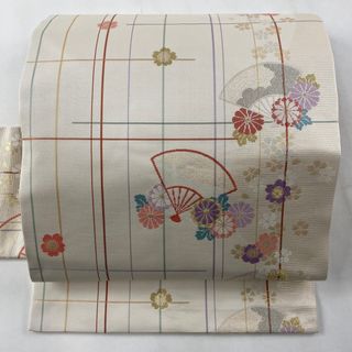 名古屋帯 美品 秀品 正絹 【中古】(帯)