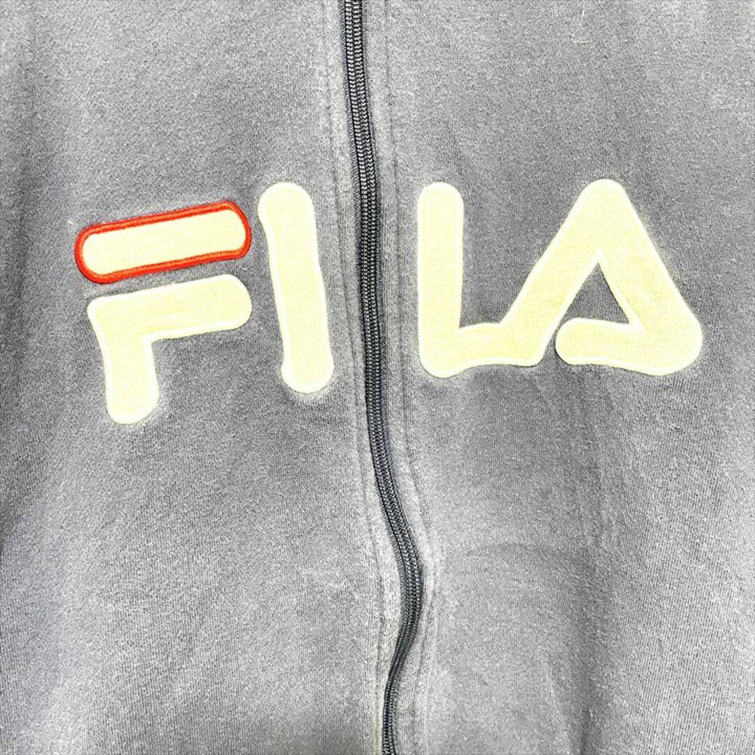 FILA(フィラ)の90s 古着 フィラ パーカー 刺繍ロゴ トレーナー S  メンズのトップス(パーカー)の商品写真