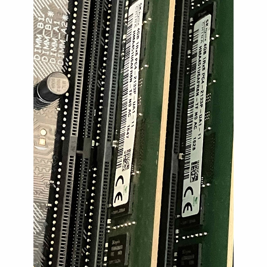 ASUS z390マザーボード、CPU、メモリ3点セット￼ スマホ/家電/カメラのPC/タブレット(PCパーツ)の商品写真