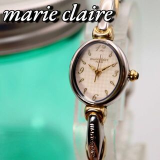 マリクレール(Marie Claire)の良品 marie claire バングル シルバー×ゴールド 腕時計 704(腕時計)