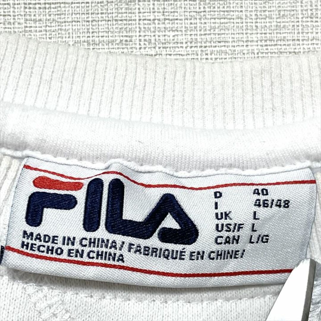 FILA(フィラ)の90s 古着 フィラ スウェット トレーナー ビッグロゴ レディースL  レディースのトップス(トレーナー/スウェット)の商品写真