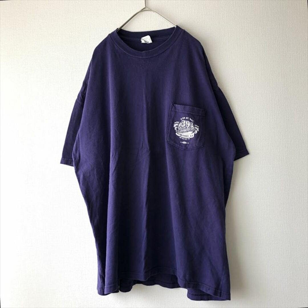 90s 古着 ノーブランド Tシャツ オーバーサイズ ゆるダボ 2XL メンズのトップス(Tシャツ/カットソー(半袖/袖なし))の商品写真