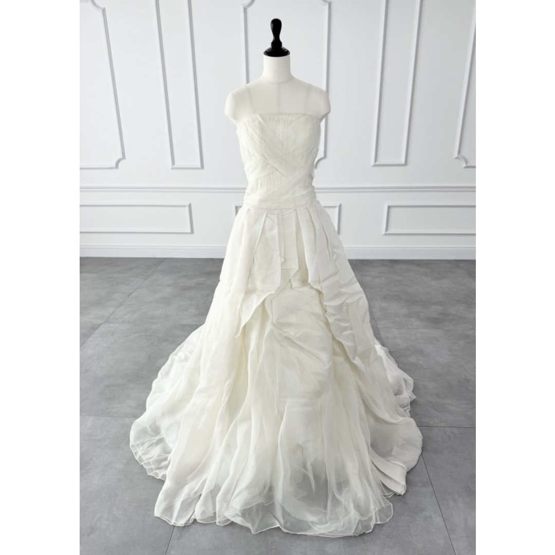 ヴェラウォン VERA WANG BRIDE deandra ディンドラ Aライン ウェディングドレス アイボリー ファーストオーナー チュール 2way レディースのフォーマル/ドレス(ウェディングドレス)の商品写真