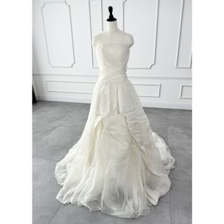 ヴェラウォン VERA WANG BRIDE deandra ディンドラ Aライン ウェディングドレス アイボリー ファーストオーナー チュール 2way(ウェディングドレス)