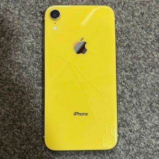 アイフォーン(iPhone)のiPhone XR Yellow 128 GB docomo ジャンク品(スマートフォン本体)