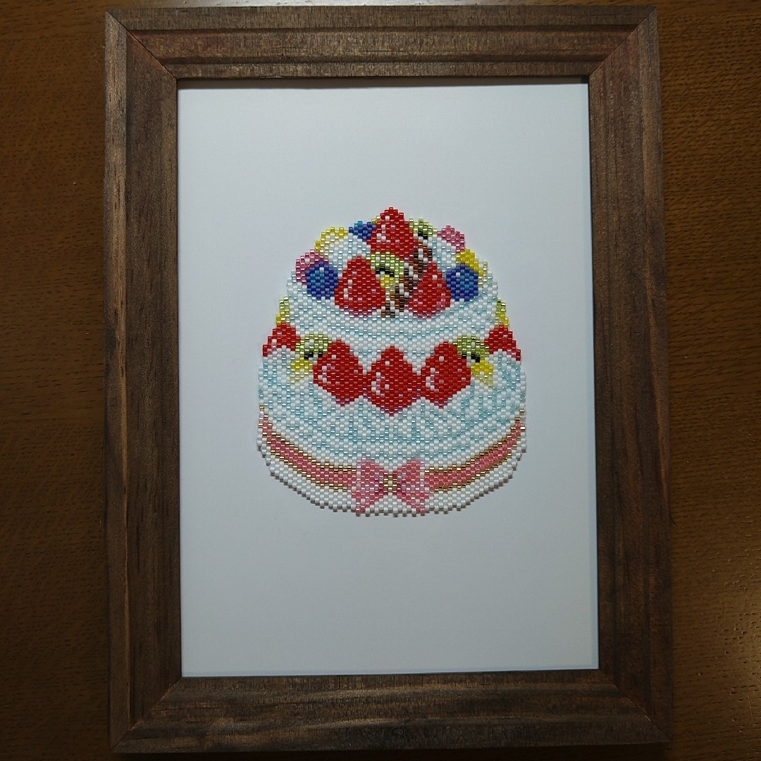 バースデーケーキ ハンドメイドのインテリア/家具(インテリア雑貨)の商品写真