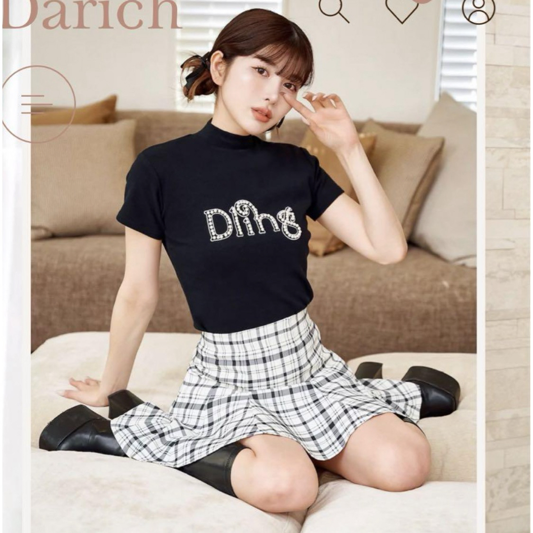 Darich(ダーリッチ)のDarich グラフィックパールTシャツ BLK メンズのトップス(Tシャツ/カットソー(半袖/袖なし))の商品写真