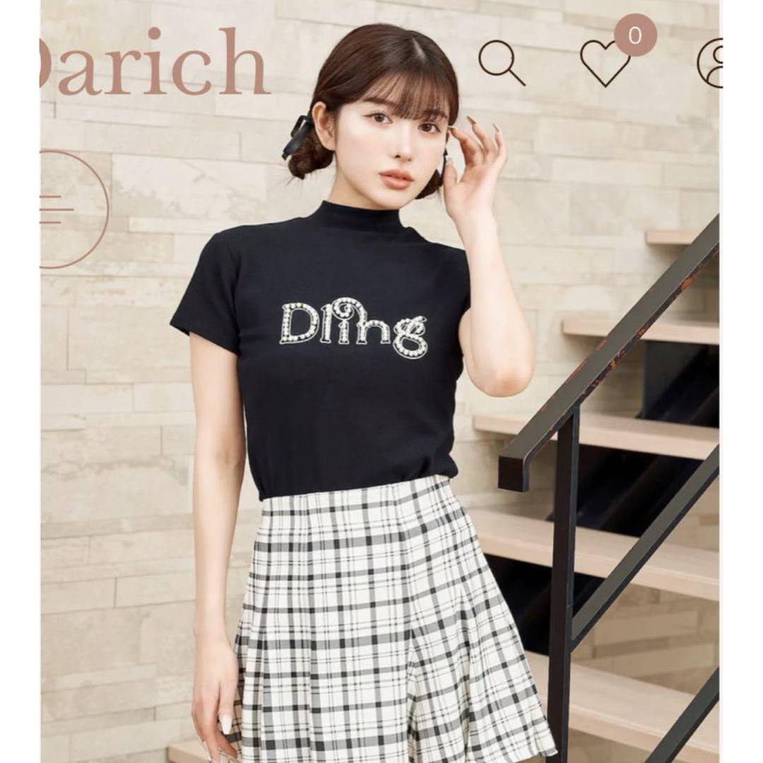 Darich(ダーリッチ)のDarich グラフィックパールTシャツ BLK メンズのトップス(Tシャツ/カットソー(半袖/袖なし))の商品写真