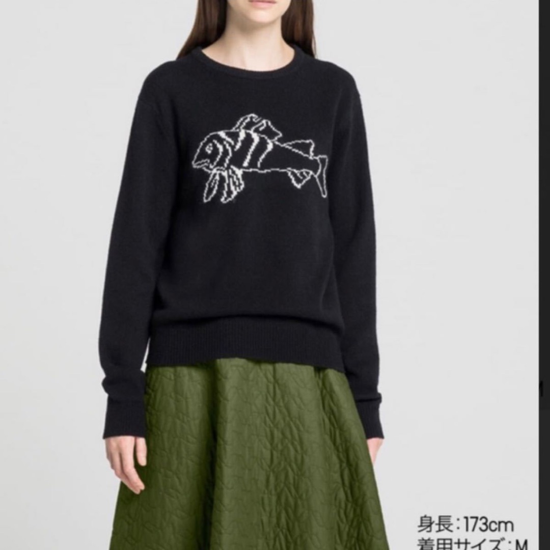 UNIQLO(ユニクロ)のUNIQLO JW ANDERSON 魚 ニット メンズのトップス(ニット/セーター)の商品写真