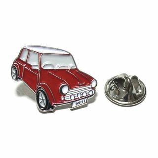 pin-1446　ラペルピン★ピンズ　MINI　ミニクーパー　自動車　レッド　赤(その他)