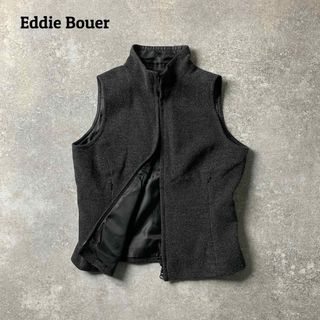 エディーバウアー(Eddie Bauer)の希少【Eddie Bouer】XS ジップベスト ダブルジップ ウール アルパカ(ベスト/ジレ)