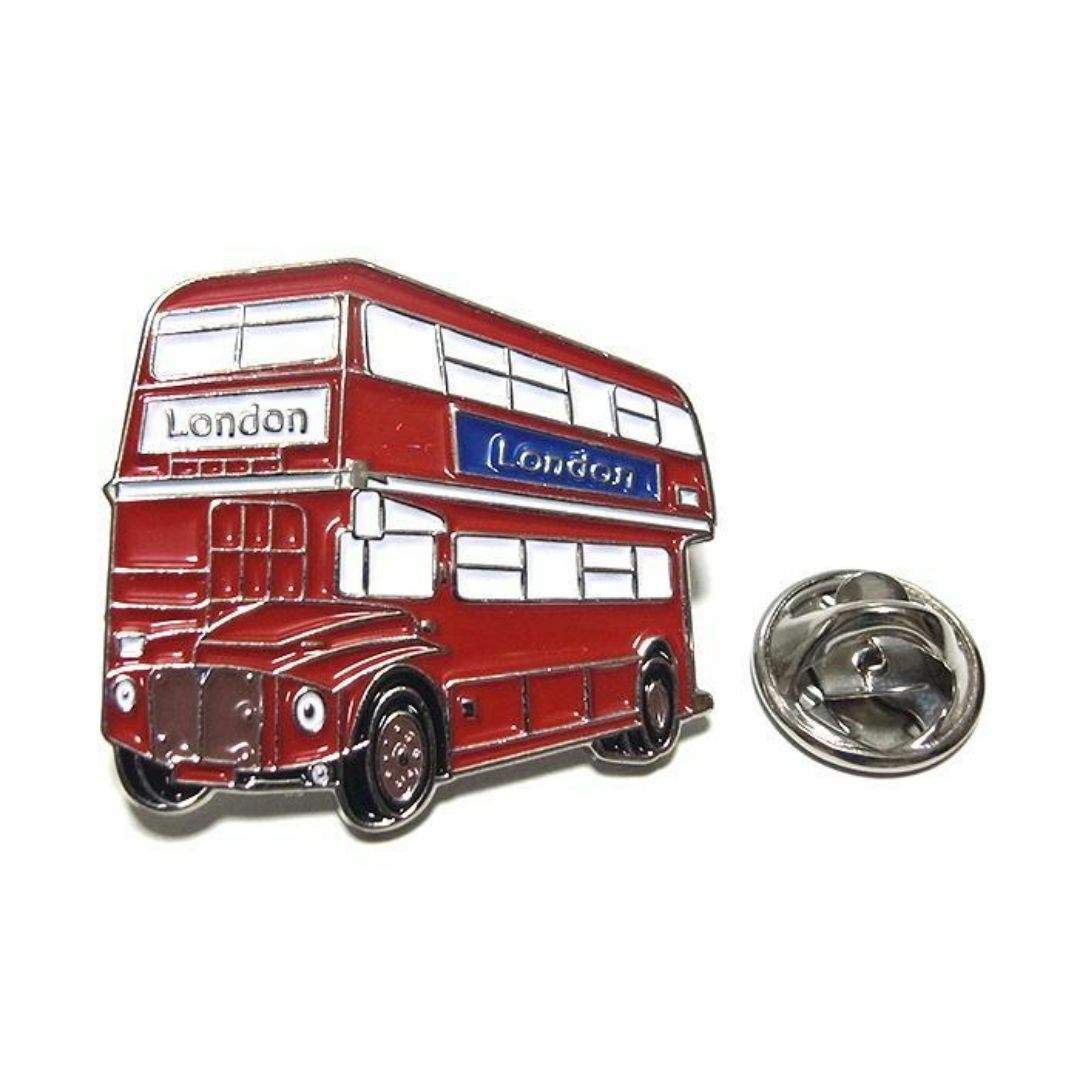 pin-1448　ラペルピン★ピンズ　ロンドンバス　LONDON　イギリス　英国 メンズのファッション小物(その他)の商品写真