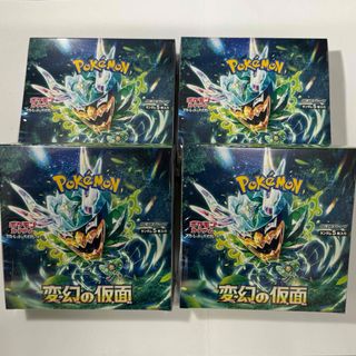 ポケモン(ポケモン)のポケモンカード  拡張パック　変幻の仮面4BOX  シュリンク付　新品 (Box/デッキ/パック)