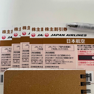 JAL(日本航空) - JAL株主優待券　11月30日まで使用可能