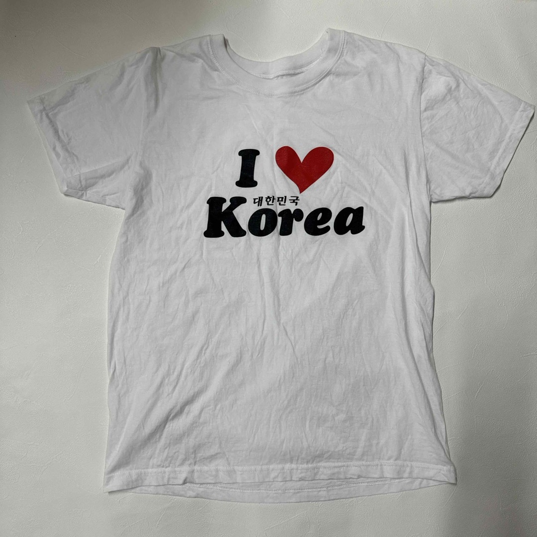 KOREA Tシャツ　コリア　韓国 メンズのトップス(Tシャツ/カットソー(半袖/袖なし))の商品写真