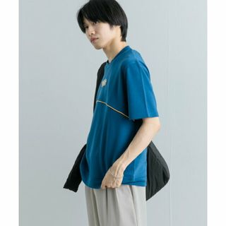 センスオブプレイスバイアーバンリサーチ(SENSE OF PLACE by URBAN RESEARCH)の【BLU×YEL】ブロックドデザインTシャツ(5分袖)(Tシャツ/カットソー(半袖/袖なし))