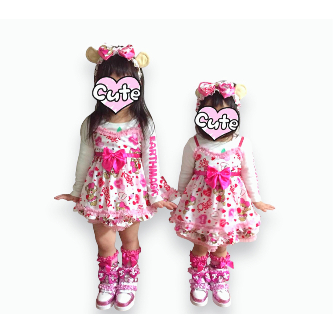 EARTHMAGIC(アースマジック)の▷専用◁♡*｡ﾟ キッズ/ベビー/マタニティのキッズ服女の子用(90cm~)(スカート)の商品写真