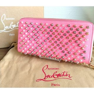 Christian Louboutin - 美品 クリスチャンルブタン パネトーネ 長財布 ピンク